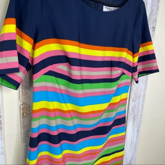 Trina Turk 'Flagimi' Multicolor Stripe Shift Dress - Picture 7 of 15